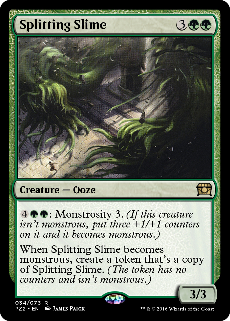 Splitting Slime (PZ2-034) [Treasure Chest] Foil