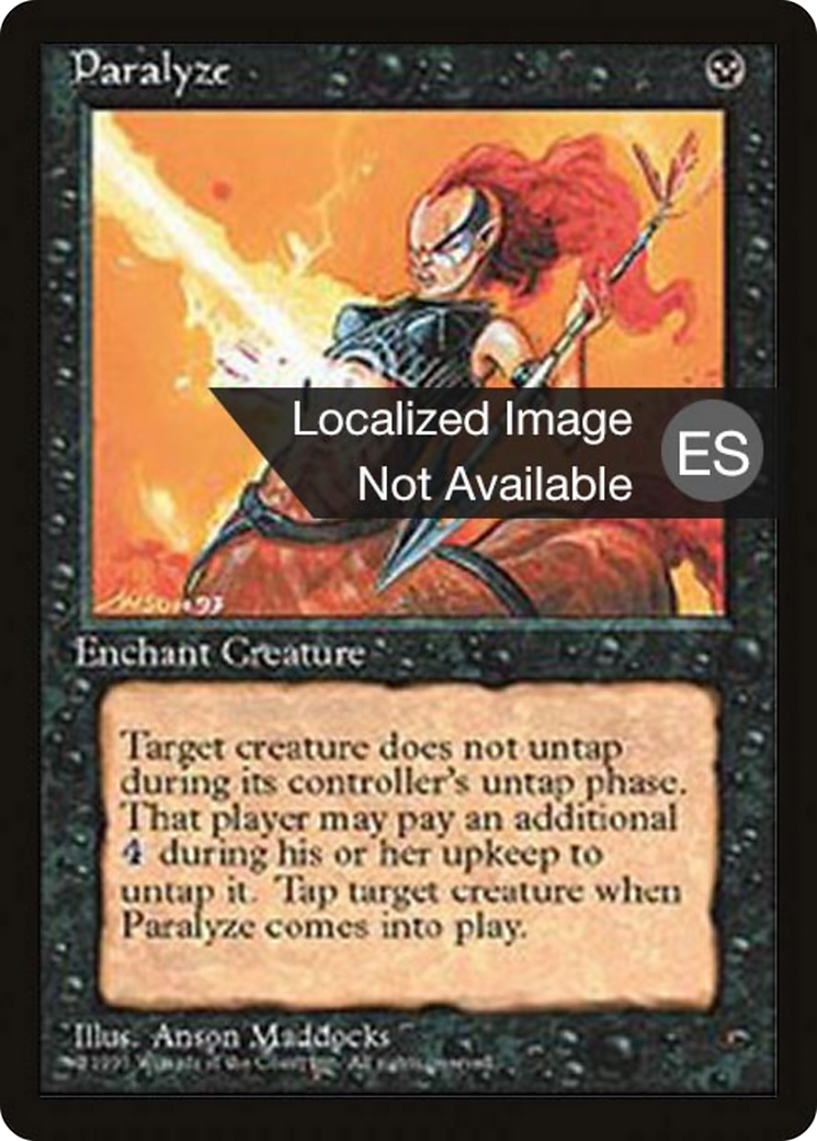 Paralyze [Fourth Edition Foreign Black Border]