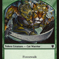 Cat // Cat Warrior Double-Sided Token [Commander 2017 Tokens]