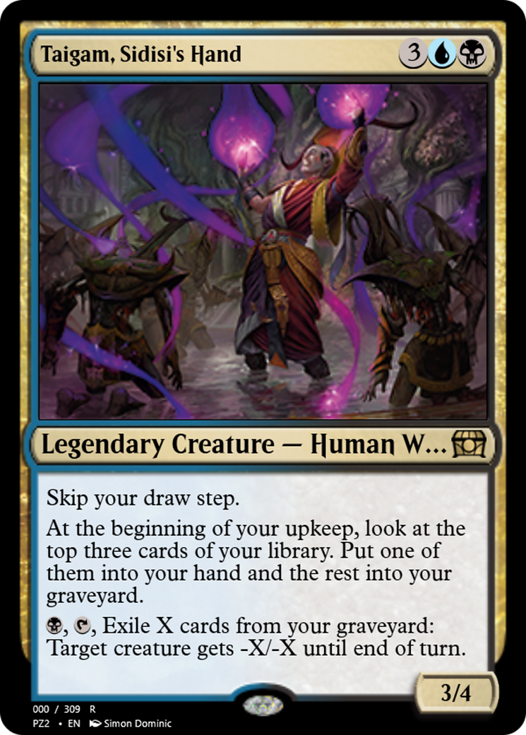 Taigam, Sidisi's Hand (PZ2-65715) [Treasure Chest] Foil
