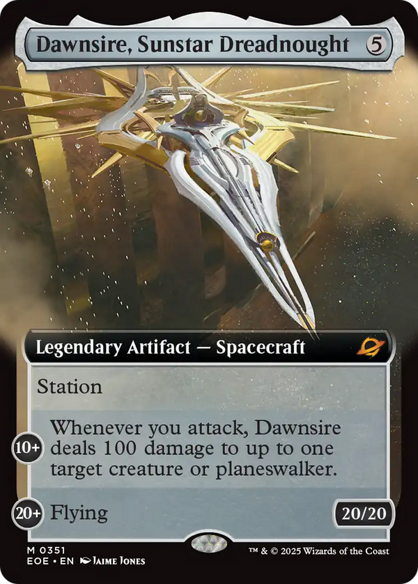 Dawnsire, Sunstar Dreadnought (Extended Art) [Edge of Eternities]