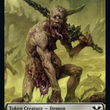Astartes Warrior // Plaguebearer of Nurgle Double-Sided Token [Warhammer 40,000 Tokens]