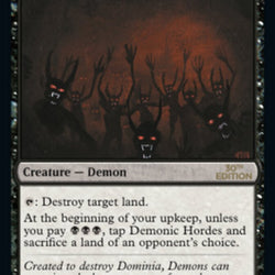 Demonic Hordes [30th Anniversary Edition]
