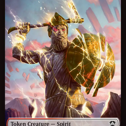 Spirit (0025) // Rogue Double-Sided Token [Secrets of Strixhaven Commander Tokens]