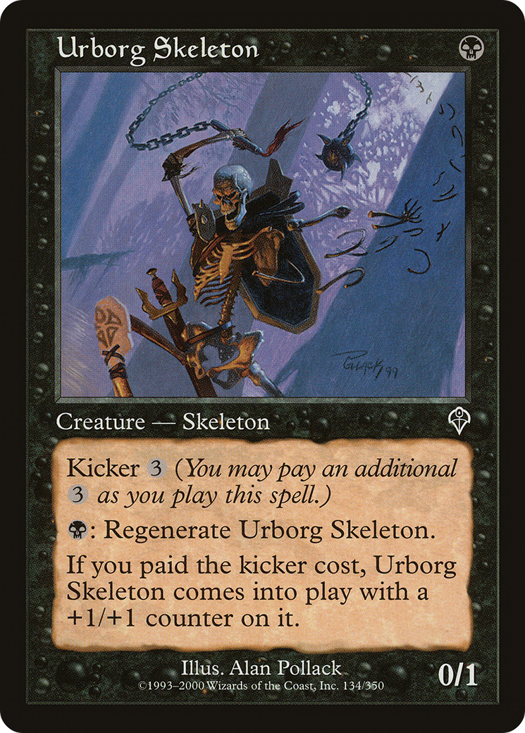 Urborg Skeleton (INV-134) [Invasion] Foil