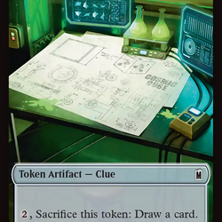 Soldier // Clue Double-Sided Token [Marvel Super Heroes Tokens]