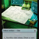 Soldier // Clue Double-Sided Token [Marvel Super Heroes Tokens]