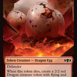 Dragon Egg // Dragon (0013) Double-Sided Token [Tarkir: Dragonstorm Commander Tokens]