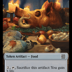 Food // Plot Double-Sided Token [Outlaws of Thunder Junction: Breaking News Tokens]