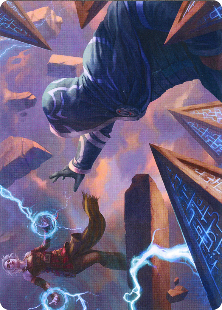 Nahiri's Binding // Nahiri's Binding (AZNR-042) (Borderless) [Zendikar Rising Art Series] Foil