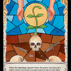 Figment of Rebirth // Avalon, Archangel of Rebirth (Marvel) [DTD009] (Dusk Till Dawn)  Cold Foil