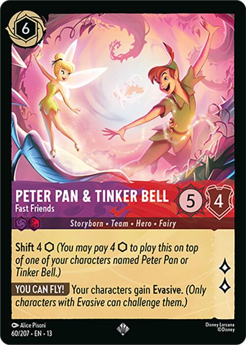 Peter Pan & Tinker Bell - Fast Friends (60/207) [Attack of the Vine!]