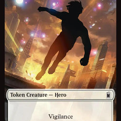 Hero // Robot Villain Double-Sided Token [Marvel Super Heroes Tokens]
