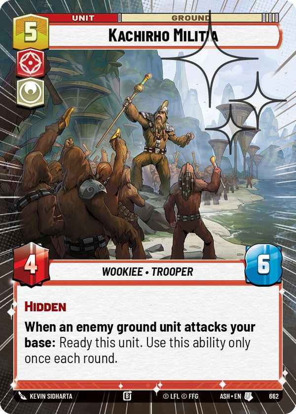 Kachirho Militia (662) (Hyperspace Foil) (662) [Ashes of the Empire]