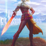 Nahiri, Heir of the Ancients // Nahiri, Heir of the Ancients (AZNR-003) (Borderless) [Zendikar Rising Art Series]