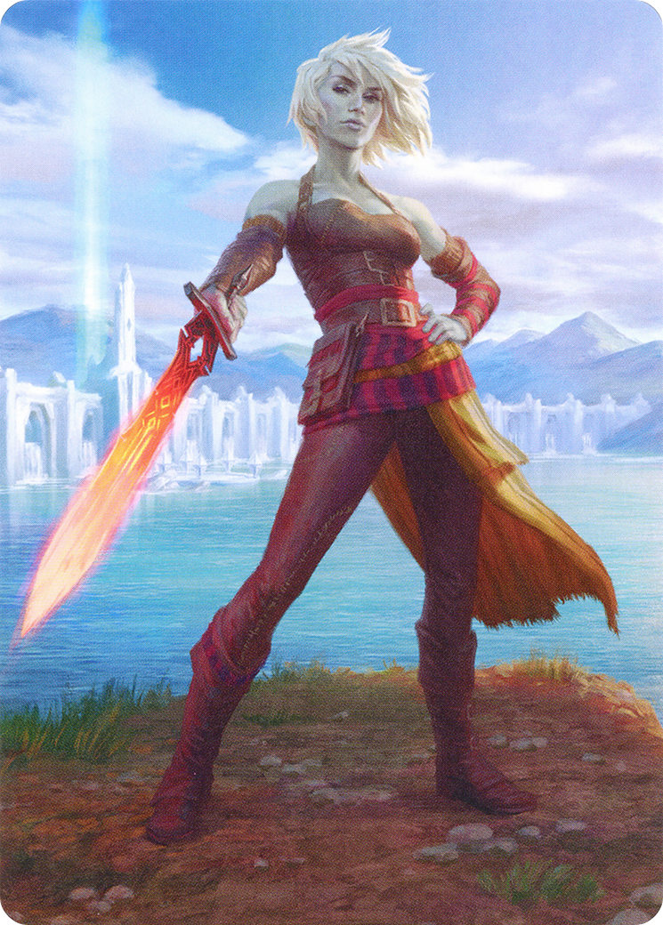 Nahiri, Heir of the Ancients // Nahiri, Heir of the Ancients (AZNR-003) (Borderless) [Zendikar Rising Art Series]