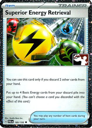 Superior Energy Retrieval - 189/193 (Cosmos Holo) [Prize Pack Series Cards] - Holofoil