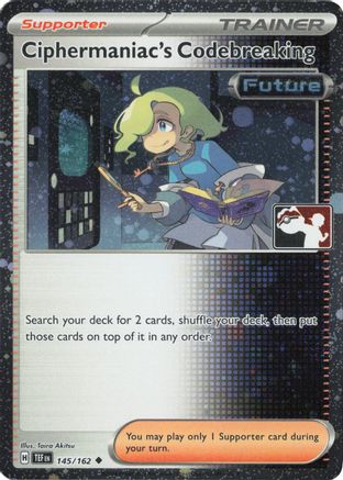 Ciphermaniac's Codebreaking - 145/162 (Cosmos Holo) [Prize Pack Series Cards] - Holofoil