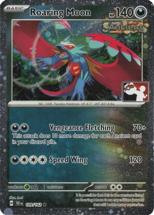 Roaring Moon - 109/162 (Cosmos Holo) [Prize Pack Series Cards] - Holofoil
