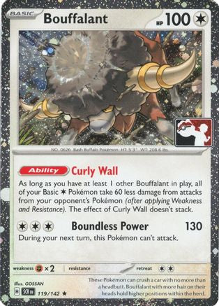 Bouffalant - 119/142 (Cosmos Holo) [Prize Pack Series Cards] - Holofoil