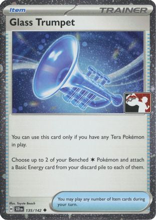 Glass Trumpet - 135/142 (Cosmos Holo) [Prize Pack Series Cards] - Holofoil