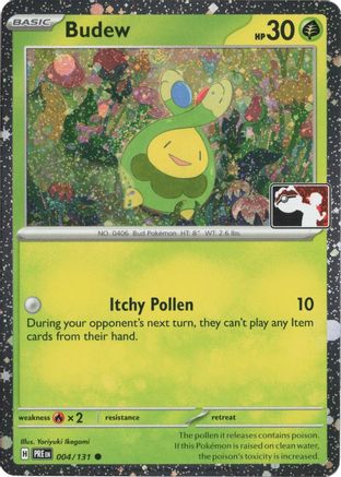 Budew - 004/131 (Cosmos Holo) [Prize Pack Series Cards] - Holofoil