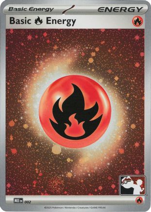 Basic Fire Energy - MEE - 2 (Cosmos Holo) [Prize Pack Series Cards] - Holofoil