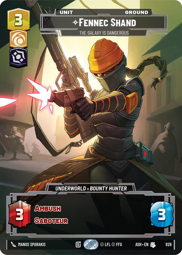 Fennec Shand - The Galaxy Is Dangerous (828) (Prestige) (828) [Ashes of the Empire]