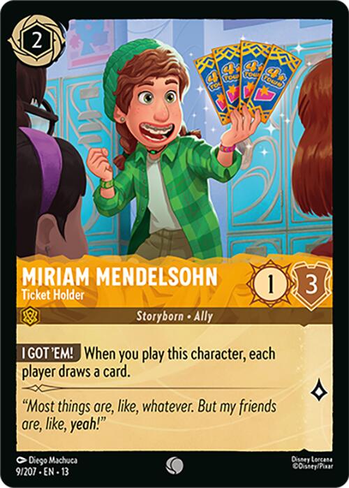 Miriam Mendelsohn - Ticket Holder (9/207) [Attack of the Vine!]