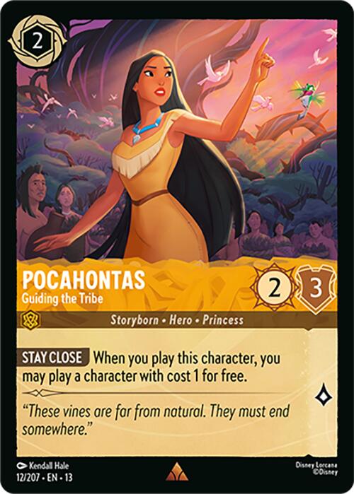 Pocahontas - Guiding the Tribe (12/207) [Attack of the Vine!]