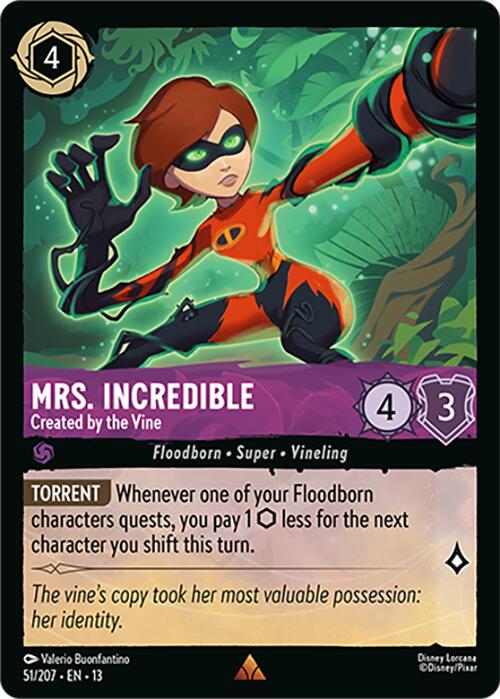 Mrs. Incredible - Created by the Vine (51/207) [Attack of the Vine!]
