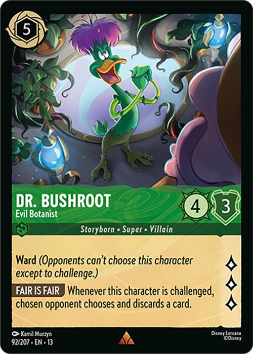 Dr. Bushroot - Evil Botanist (92/207) [Attack of the Vine!]