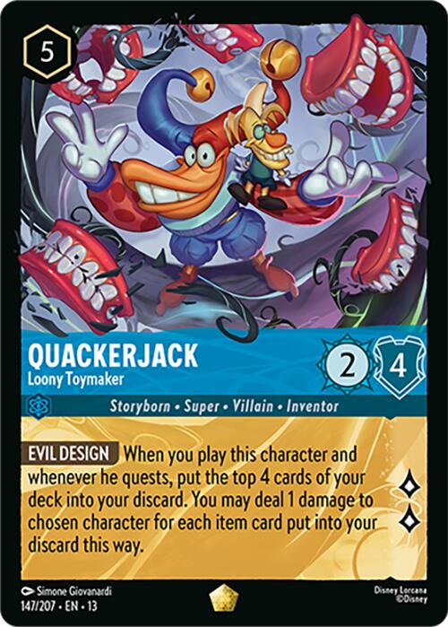 Quackerjack - Loony Toymaker (147/207) [Attack of the Vine!]