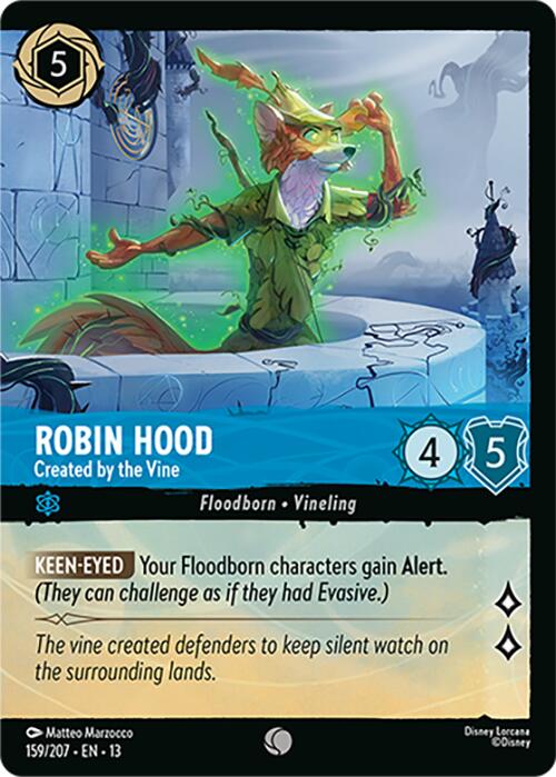 Robin Hood - Created by the Vine (Foil) (159/207) [Attack of the Vine!]