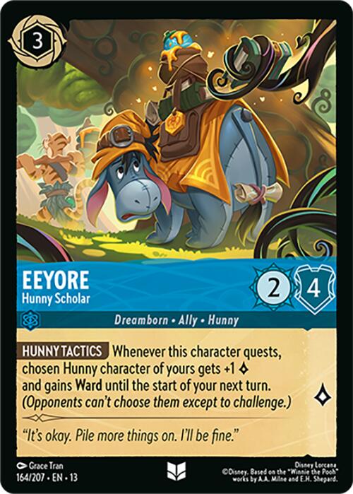 Eeyore - Hunny Scholar (164/207) [Attack of the Vine!]