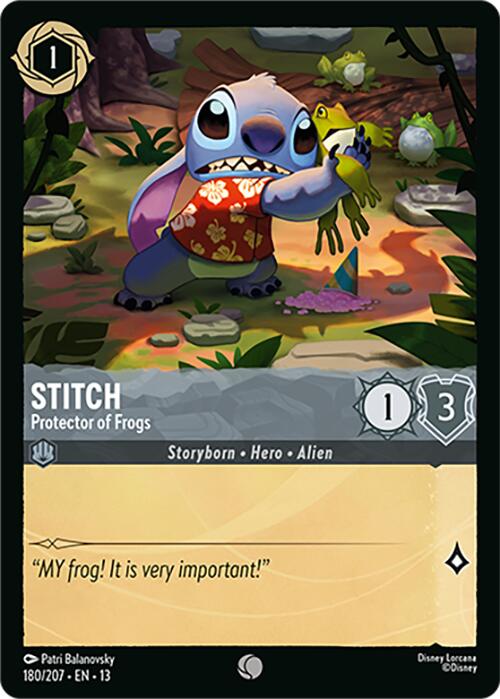 Stitch - Protector of Frogs (180/207) [Attack of the Vine!]