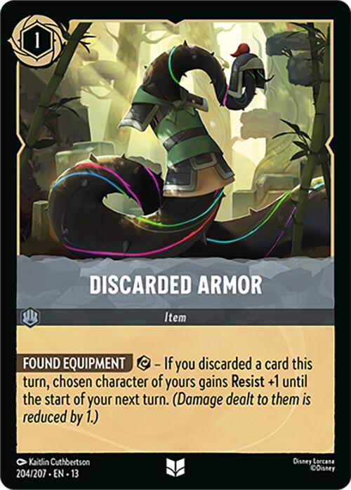Discarded Armor (204/207) [Attack of the Vine!]