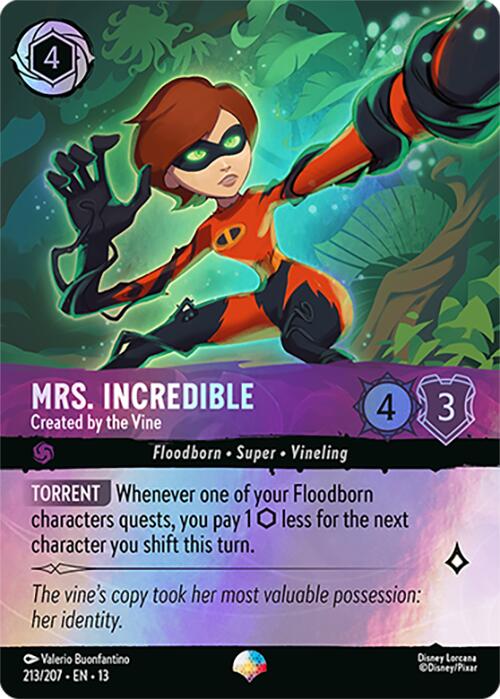 Mrs. Incredible - Created by the Vine (Epic) (213/207) [Attack of the Vine!]