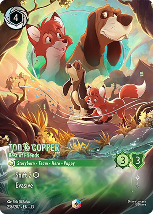Tod & Copper - Best of Friends (Enchanted) (236/207) [Attack of the Vine!]
