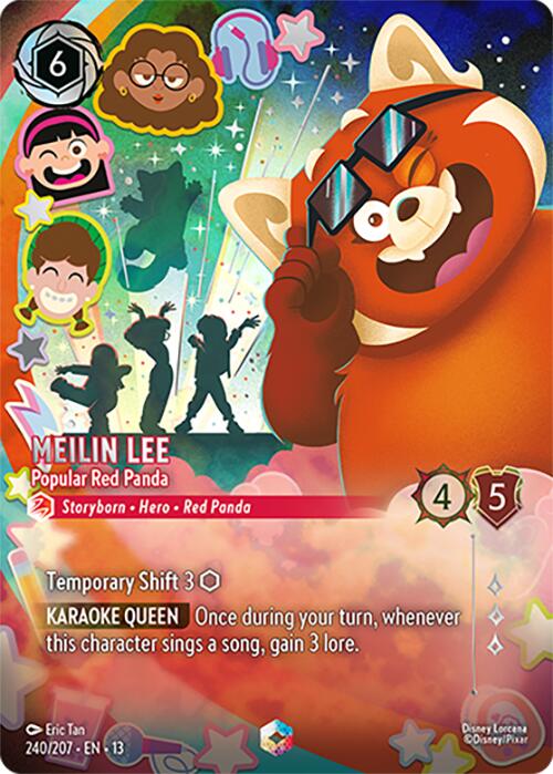 Meilin Lee - Popular Red Panda (Enchanted) (240/207) [Attack of the Vine!]