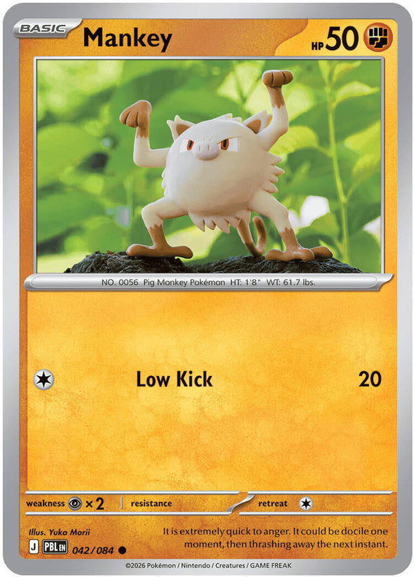 Mankey (042/084) [Mega Evolution: Pitch Black]