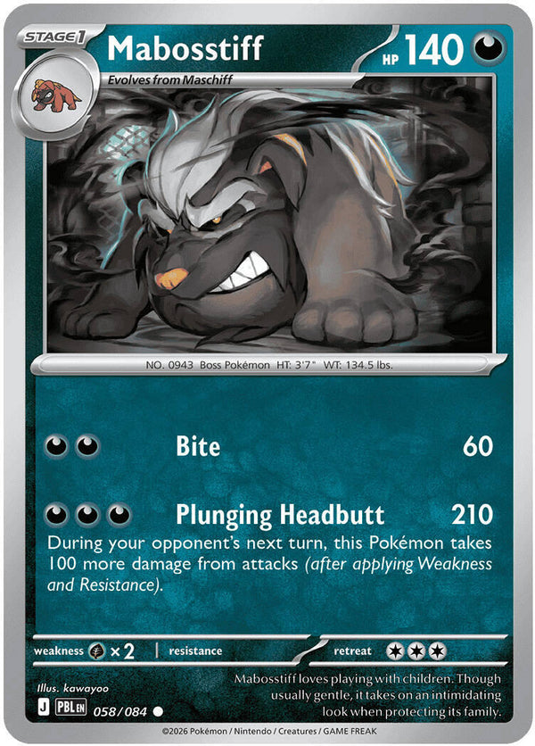 Mabosstiff (058/084) [Mega Evolution: Pitch Black]