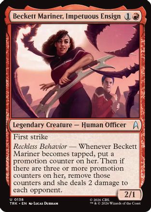 Beckett Mariner, Impetuous Ensign (TRK-138) [Star Trek]
