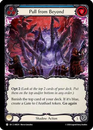 Pull from Beyond (Blue) (IAR214) - Usurp the Shadow Throne