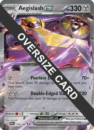 Aegislash ex (135/182) (Jumbo Card) [Scarlet & Violet: Paradox Rift]