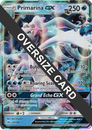 Primarina GX (42/149) (Jumbo Card) [Sun & Moon: Base Set]
