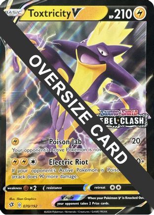 Toxtricity V (070/192) (Jumbo Card) [Sword & Shield: Rebel Clash]