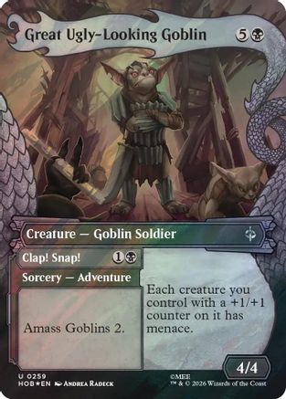 Great Ugly-Looking Goblin (Showcase) (Surge Foil) [The Hobbit]