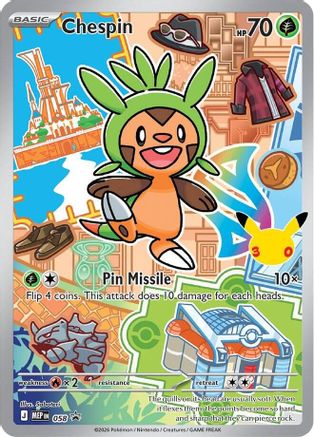 Chespin - 58 [ME Mega Evolution Promo] - Holofoil
