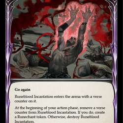 Runeblood Incantation (Blue) [EVR109] (Everfest)  1st Edition Normal